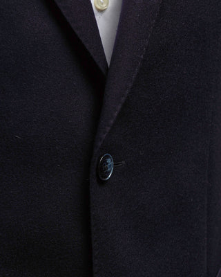 Luigi Bianchi Mantova Drago Skyfall 14.5 Micron Wool  Silk Navy Blazer Navy  3
