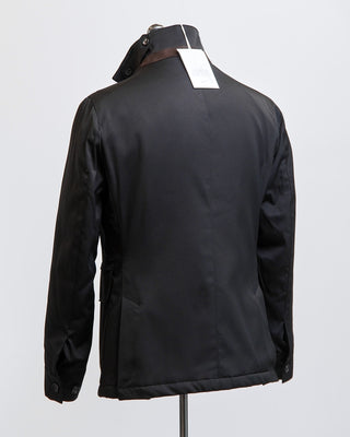 Manto Black Twill Hybrid Outerwear Blazer Black