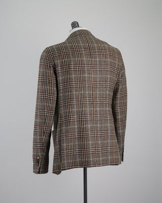L.B.M. 1911 Wool Glencheck Sport Jacket Caramel  9