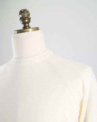 Filippo De Laurentiis Elegant All Season Fine Merino Crewneck Cream 0 3
