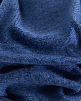 Filippo De Laurentiis Wardrobe Staple Cashmere Blend Raglan Crewneck Casual Sweater Blue 0 7