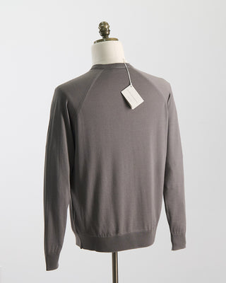 Filippo De Laurentiis Elegant All Season Fine Merino Crewneck Taupe 0 1