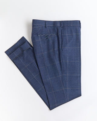 Birdseye Windowpane Wool Stretch Suit