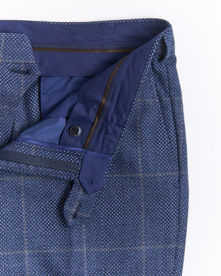 Birdseye Windowpane Wool Stretch Suit