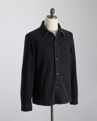 Manto Plush Garment Washed Wool Gug Jacket Charcoal 1147