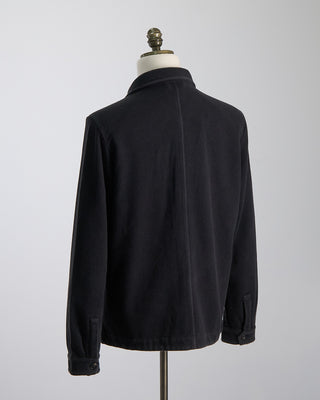 Manto Plush Garment Washed Wool Gug Jacket Charcoal 1149