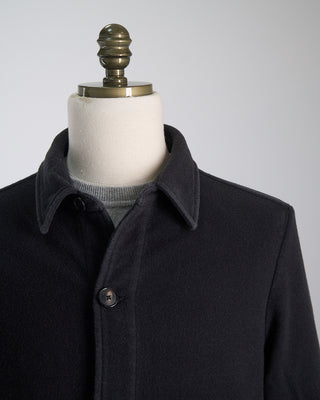 Manto Plush Garment Washed Wool Gug Jacket Charcoal 1150