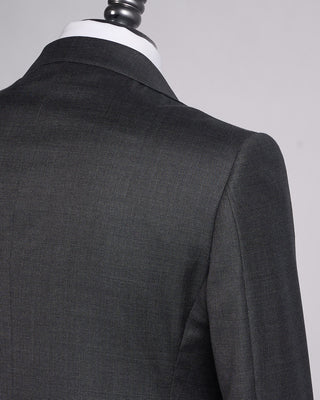 Luigi Bianchi Mantova Super 110s Nailhead Barberis Wool All Season Suit Grey 11 2359