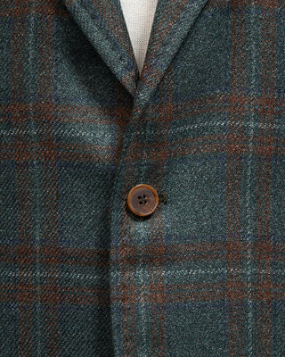 Gabo Napoli Loro Piana Capolavoro Tweed Soft Jacket Green 5 5205