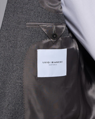Luigi Bianchi Mantova Super 120s Salt  Pepper Barberis Wool Soft Dream Suit Salt  Pepper 2311
