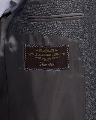 Luigi Bianchi Mantova Super 120s Salt  Pepper Barberis Wool Soft Dream Suit Salt  Pepper 6 2310