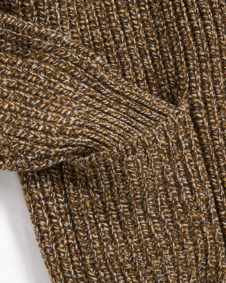 Filippo De Laurentiis Extrafine Merino Wool Grampa Cardigan Caramel 11 5401