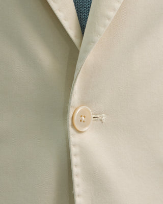 L.B.M. 1911 Stretch Cotton Twill Garment Dyed Soft Sport Jacket Off White 1 1