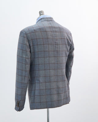 L.B.M. 1911 Untreated Summertime Bold Check Soft Sport Jacket Blue 1 1