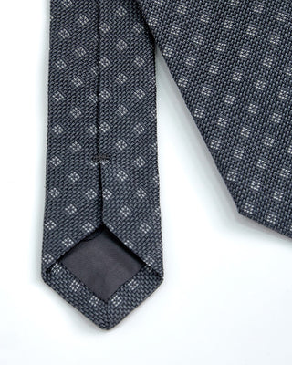 Paolo Albizzati Mini Squares Woven Tie Grey 1 1