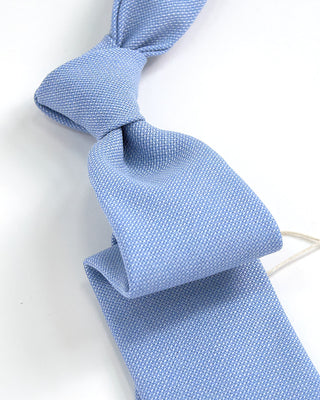 Paolo Albizzati Solid Woven Tie Light Blue 1 2