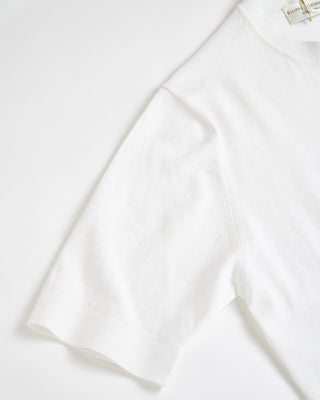 Filippo De Laurentiis Crêpe Cotton High Crewneck T Shirt White 0 3
