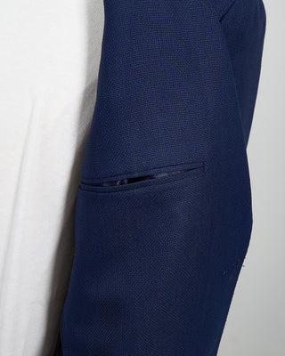 L.B.M. 1911 The Essential Summer Hopsack Soft Jacket Blue 1381