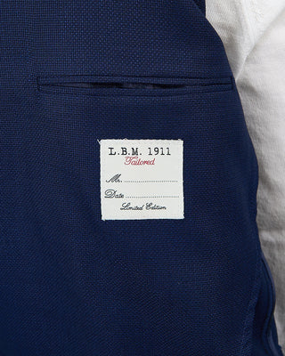 L.B.M. 1911 The Essential Summer Hopsack Soft Jacket Blue 1382