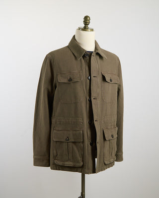 Manto Linen  Wool Overshirt Taupe 1152