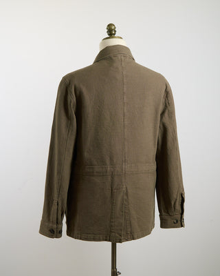 Manto Linen  Wool Overshirt Taupe 1154