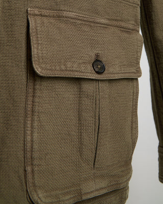 Manto Linen  Wool Overshirt Taupe 1156