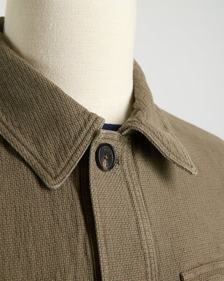 Manto Linen  Wool Overshirt Taupe 1157