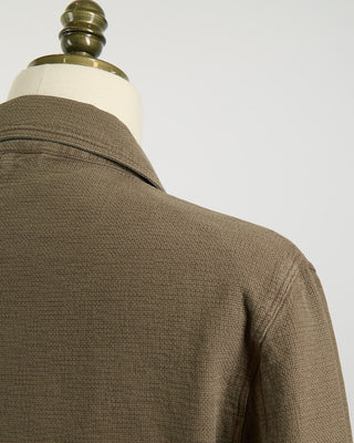 Manto Linen  Wool Overshirt Taupe 1161