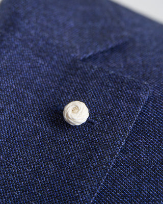 Luigi Bianchi Mantova Summertime Hopsack Solid Navy Blazer Navy 174