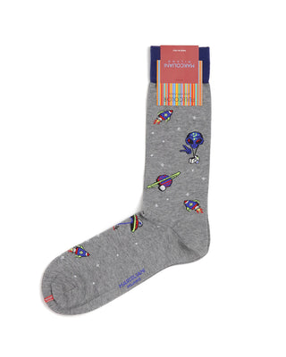 Marcoliani Space Design Cotton Socks Grey 