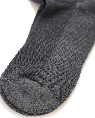 Marcoliani Plush Birdseye Sneaker Socks Grey  3