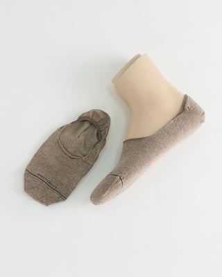 Marcoliani Solid Loafer Socks Beige 1