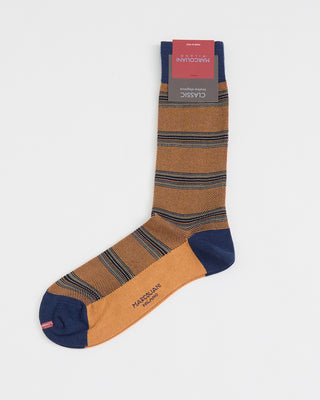 Marcoliani Stripe Socks Orange 1 3