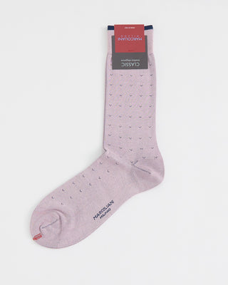 Marcoliani Chevron Socks Pink 1 2