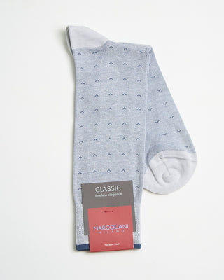 Marcoliani Pima Cotton Lisle Volo Socks Light Blue 0