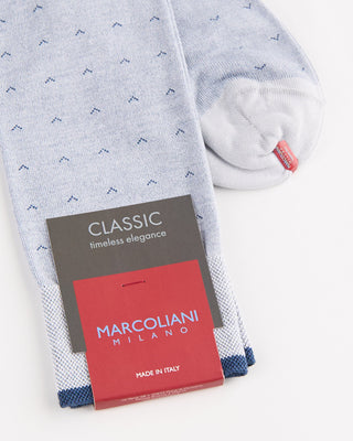 Marcoliani Pima Cotton Lisle Volo Socks Light Blue 4 978