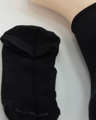 Marcoliani Solid Sneaker Socks Black 1 3