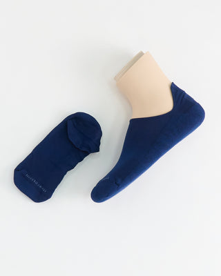 Marcoliani Solid Sneaker Socks Blue 1