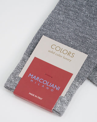 Marcoliani Solid Textured Socks Grey 1 1