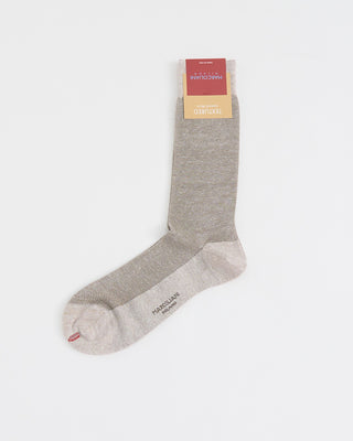 Marcoliani Solid Textured Socks Beige 1 3