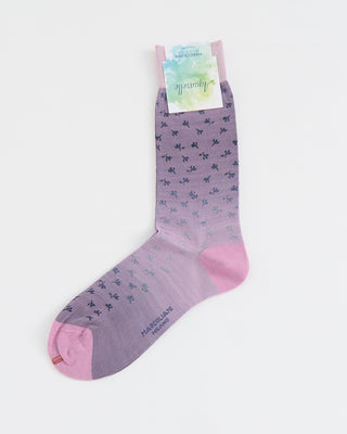 Marcoliani Mini Floral Print Socks Pink 1 1