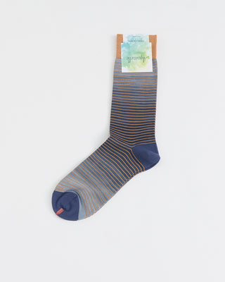 Marcoliani Striped Socks Orange 1 3