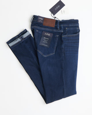 34 Heritage Cool Dark Brushed Refined Jeans Indigo 0 7