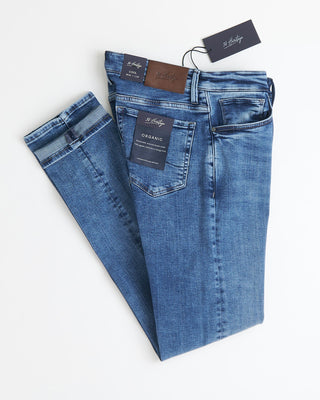 34 Heritage Cool Dark Organic Jeans Blue 0 6
