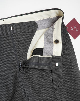 Echizenya Chameleon Houndstooth Jersey Pants Grey  Black  3