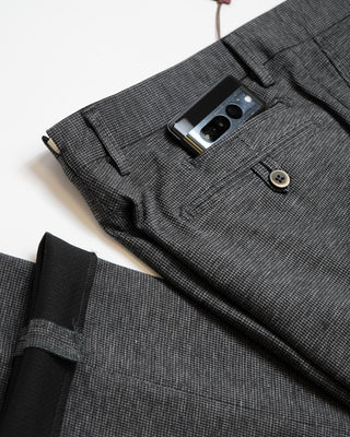 Echizenya Chameleon Houndstooth Jersey Pants Grey  Black  5