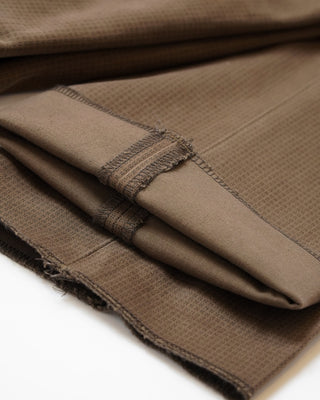 Echizenya Power Stretch Jacquard Casual Brown Chinos Brown  4