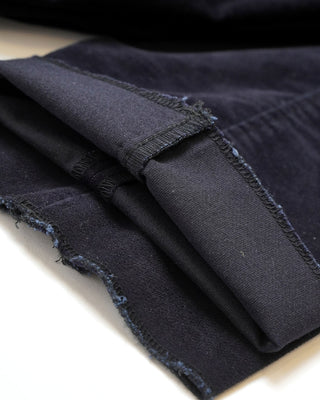 Echizenya Black Stretch Velveteen Hybrid Drawstring Pants Black  5