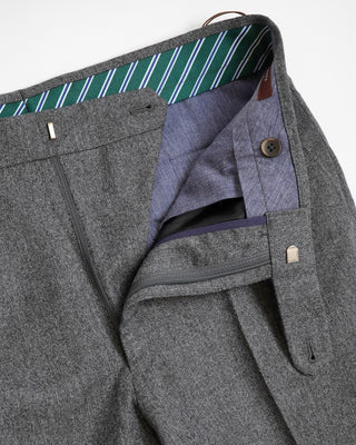 Echizenya Natural Stretch Smart Flannel Dress Pants Heather Grey  2