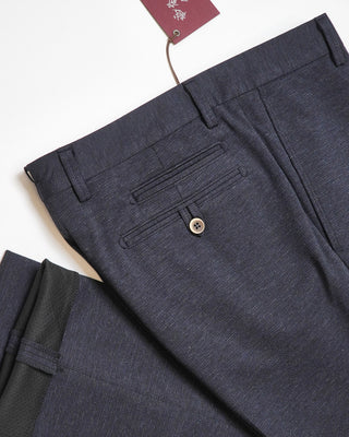 Echizenya Chameleon Houndstooth Jersey Pants Navy  6
